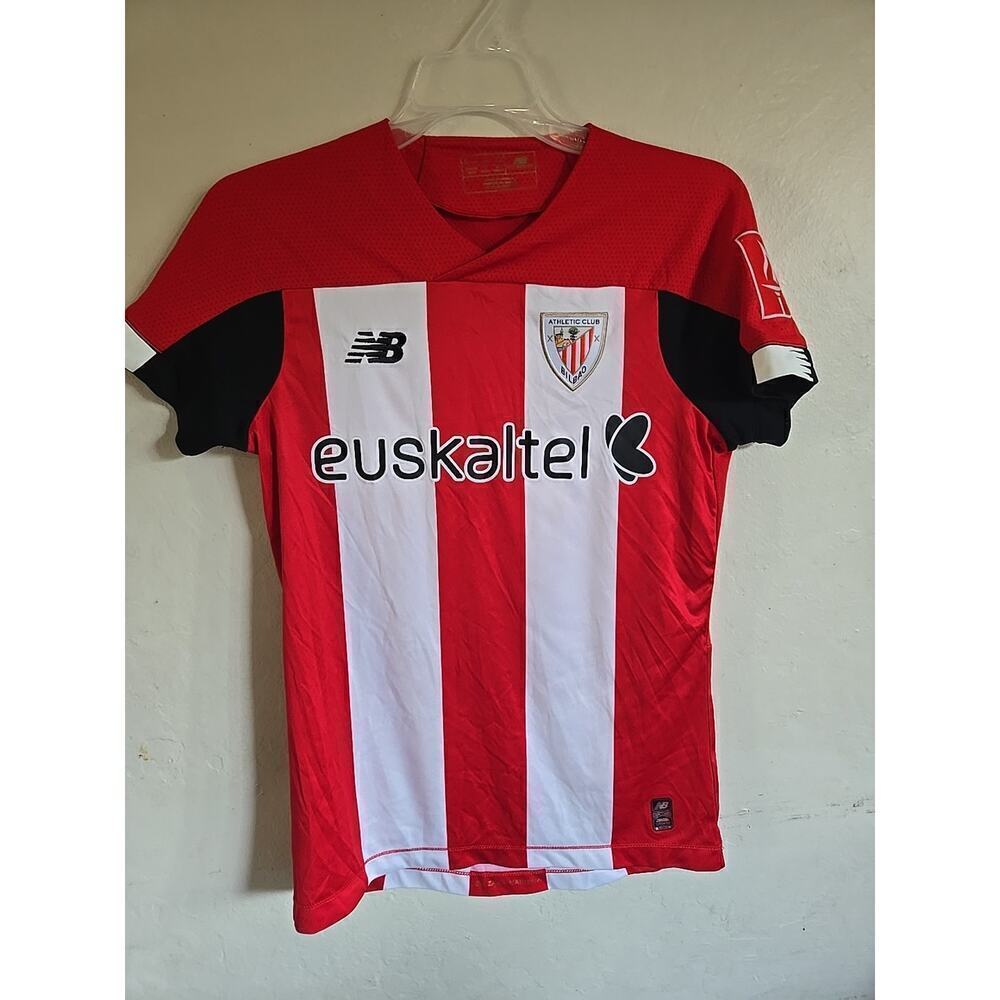 Athletic Bilbao 2017 - 2018 Home football New Balance shirt size 6 Women's